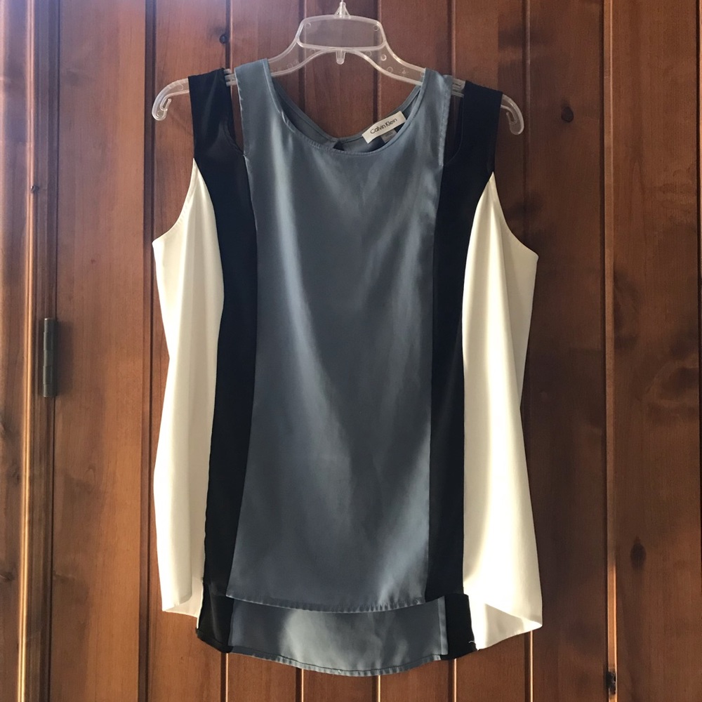 Calvin Klein sleeveless blouse